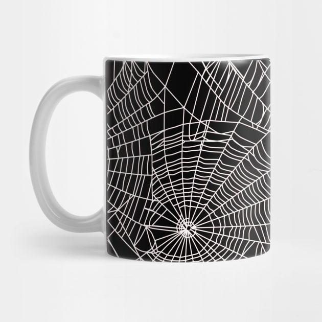 Spider Webs Black by sandpaperdaisy